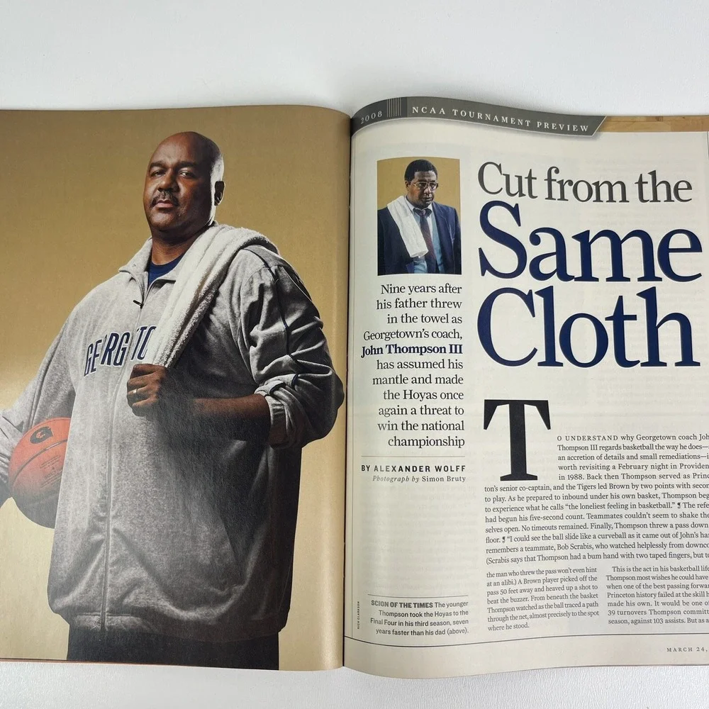 Sports Illustrated 2008 March Madness Jeff Adrien Connecticut Kobe Bryant